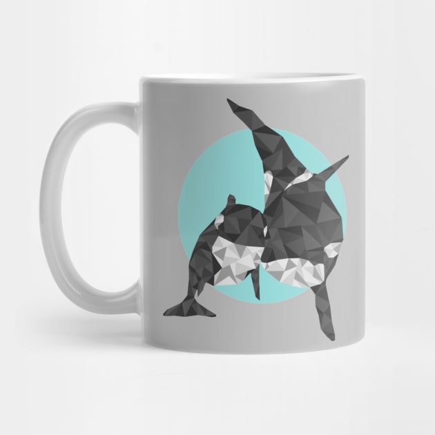 Geometric Orcas by ericacactus